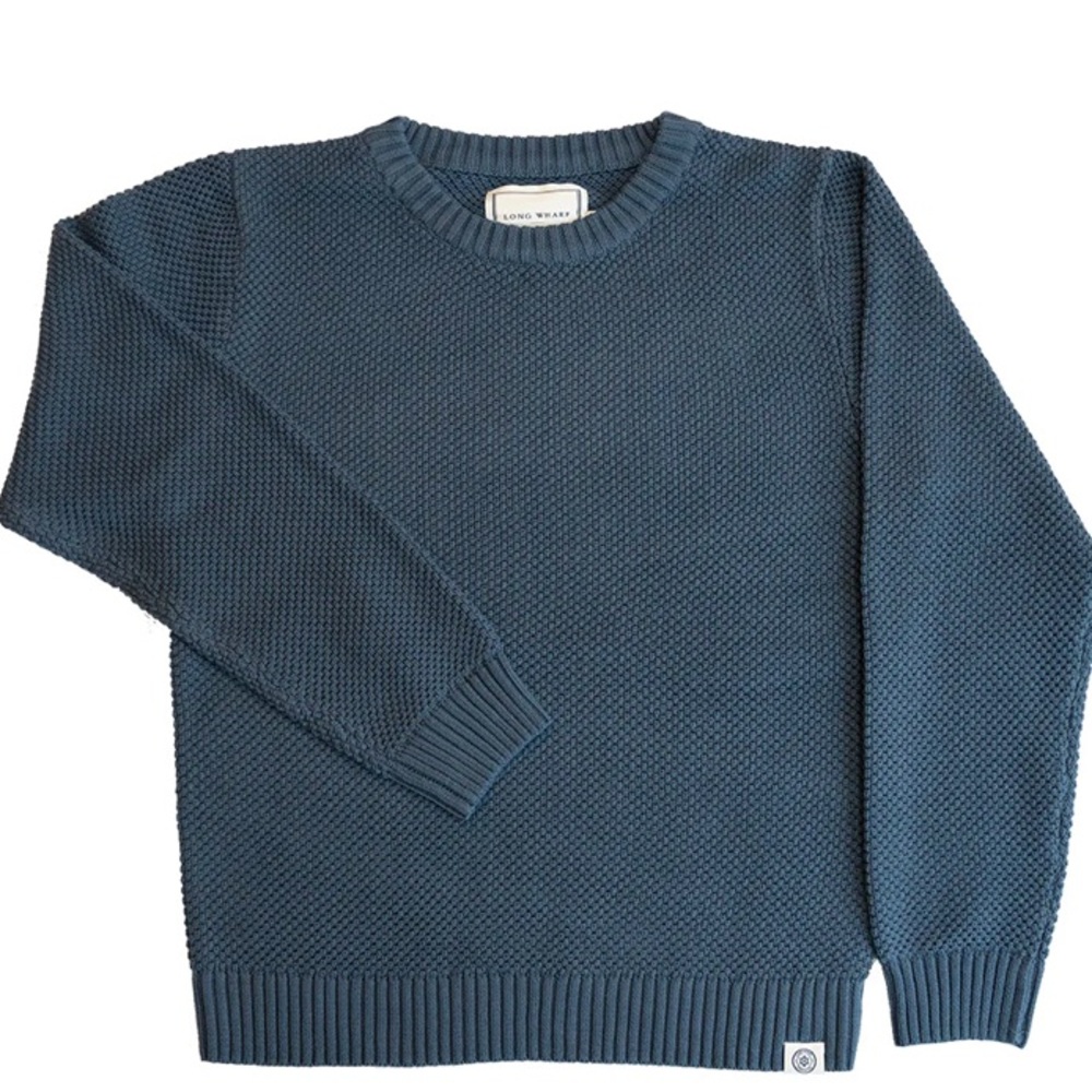 NWT Long Wharf Supply Co. Women's Bay Head SeaWell™ Crew Size XL in Marine blue